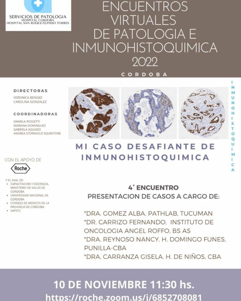 Encuentros Virtuales de Patología e Inmunohistoquímica ComuniCancer